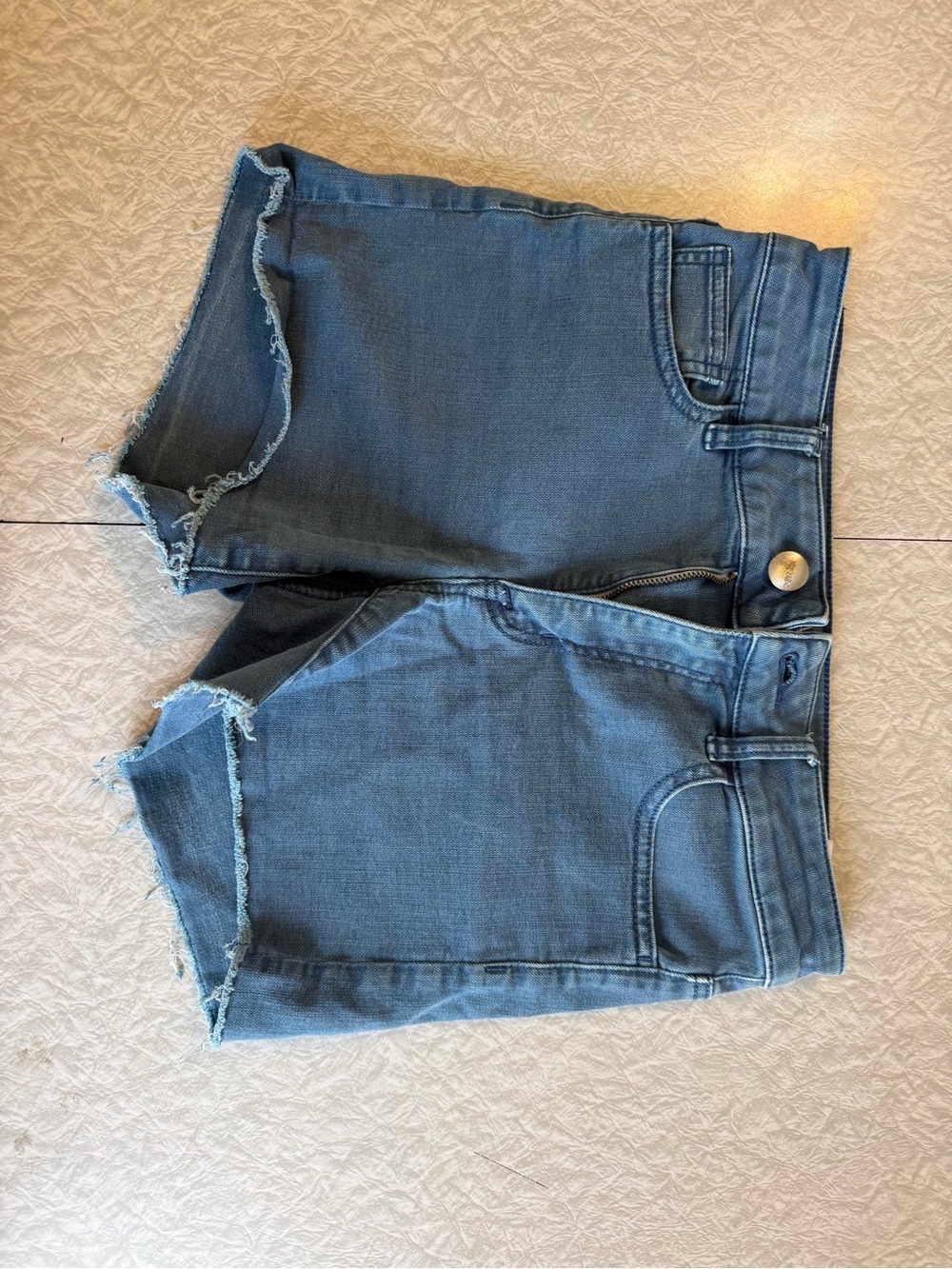 American Eagle Outfitters Distressed Denim Shorts - Blue